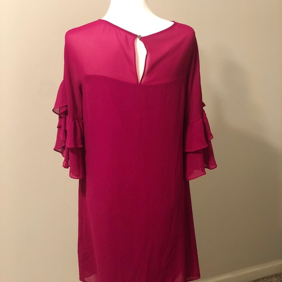 Burgundy Vince Camuto cocktail dress - Picture 2 of 2